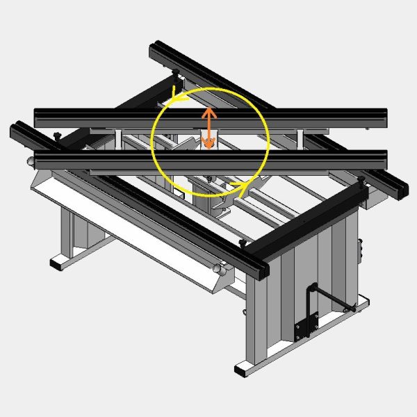 BMR-4G / Banco de cuatro brazos giratorio