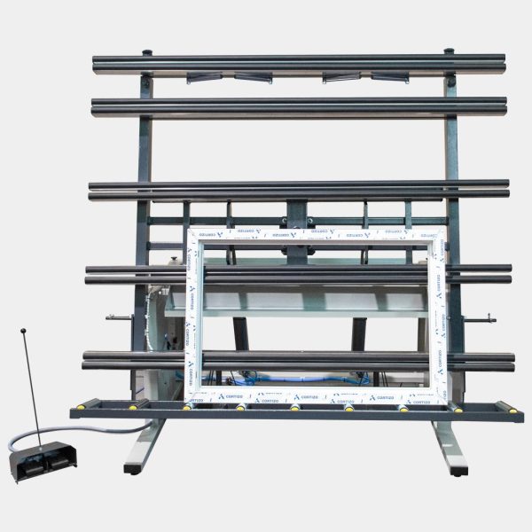 BMR-BG / Banco basculante giratorio con peine de rodillos