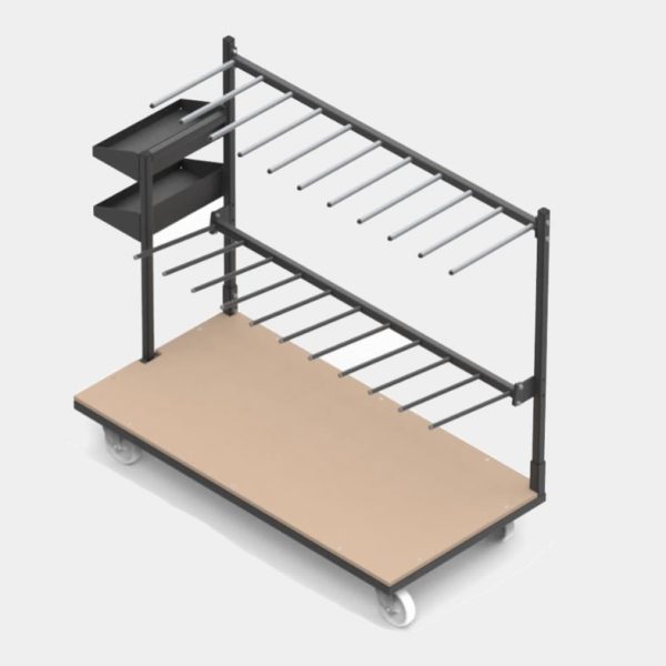 CPV-B Carro porta-ventanas con cajones